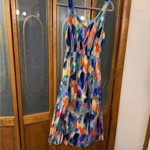 Ladies Maeve Colorful Abstract Midi Dress size 12